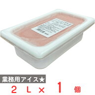 [アイス] ロッテ 匠のジェラート たっぷり果実ストロベリー 2L