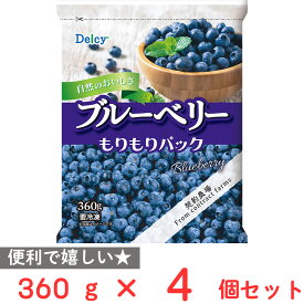 [冷凍] Delcy ブルーベリーもりもりパック 360g×4個