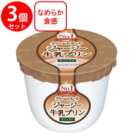 [冷蔵]オハヨー ジャージー牛乳プリン カフェラテ 115g×3個