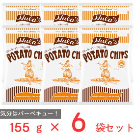 フラ印 アメリカンポテトチップス スモーキーバーベキュー味 155g×6袋
