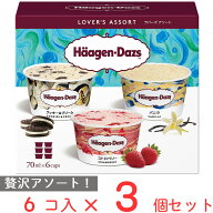 [アイス] ハーゲンダッツ アソートボックス ラバーズ アソート （70ml×6個）×3箱