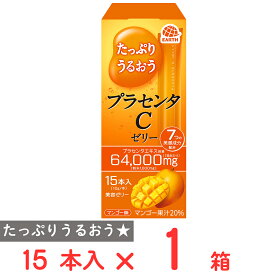 アース製薬 たっぷりうるおうプラセンタCゼリー マンゴー味 150g
