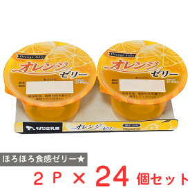 [冷蔵] 茨城乳業 オレンジゼリー 70g×2個×24個