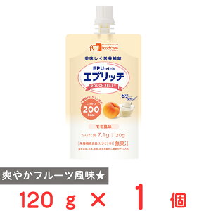 フードケア エプリッチパウチゼリー モモ風味 120g
