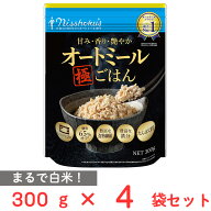日食 甘み・香り・艶やかオートミール極ごはん 300g×4袋