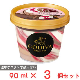 [アイス] ゴディバ ダブルベリー チーズケーキ 90ml×3個