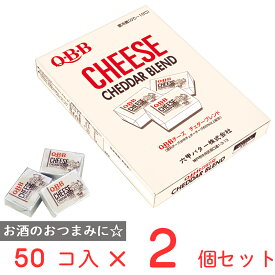 [冷蔵] 六甲バター チェダーブレンドチーズ10(50個) 500g×2個