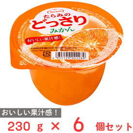 たらみ たらみのどっさり みかん 230g×6個