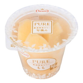 たらみ PURE もも 270g×18個 果物 フルーツ ゼリー ギフト お中元 ギフト まとめ買い 大容量 おすすめ 桃 白桃 厳選 高級