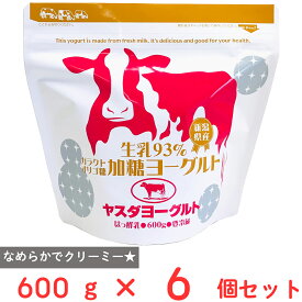 [冷蔵] ヤスダヨーグルト 加糖ヨーグルト 600g×6個