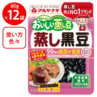 マルヤナギ小倉屋 蒸し黒豆 60g×12個