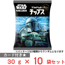 スターウォーズ マンダロリアン ブラックペッパーチップス 30g(カード付) ×10袋