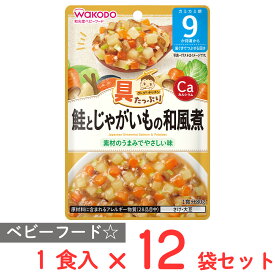 アサヒグループ食品 具たっぷりグーグーキッチン 鮭とじゃがいもの和風煮 80g×12個