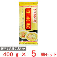 池島フーズ ゆで置き用 中華麺 （標準） 400g×5個