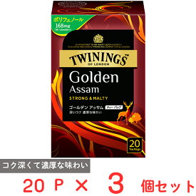 片岡物産 トワイニング ゴールデン アッサム 20P×3個