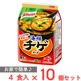 味の素 クノール 海鮮チゲスープ4食入袋 37.6g×10個