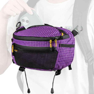 登山用ポーチ リュックに付ける ウエストバッグ 拡張収納 複数ポケットあり 大容量 防水 頑丈 軽量 サコッシュ チェストバック お釣り アウトドア 日常用 旅行