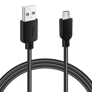 microUSB�P�[�u�� 0.3m 2�{�Z�b�g USB2.0 Type-A to microB �[�d �f�[�^�]�� 480Mbps �����x���� �X���� ��