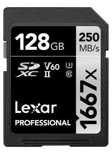 SD�J�[�h 128GB SDXC UHS-II U3 V60 ���� �������[�J�[�h 4K HD ����B�e�Ή� 250MB/s �]�����x �L�^���f�B�A