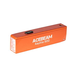 ACEBEAM Keylite 500 L[z_[ Cg ~jCg y 19g Px 500[ USB-C[d d cʕ\@\t 6[h LED tbVCg h U _ Lv  ً}p
