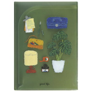 �O���[�e�B���O���C�t �Ē×S�� 6�|�P�b�g �N���A�z���_�[ �t�@�C�� ���J�� A5 �T�C�Y �c�[�� YZZ-437 �O���[��