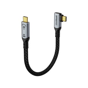 USB-C �P�[�u�� L���^ 1m 20Gbps �����f�[�^�]�� 100W �}���[�d 4K 120Hz �f���o�� �i�C�����҂� �f���h�~ ���[�I�X �[�q�Ή� �ϊ� �ڑ��P�[�u��