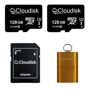 microSD�J�[�h 2�Z�b�g �������[�J�[�h �ϊ��A�_�v�^�[�t�� �f�[�^�ۑ��p �L�^���f�B�A 32GB 64GB 128GB �����]��