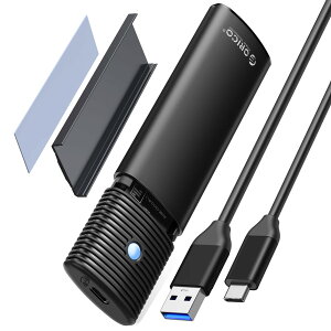 M.2 SSD�O�t���P�[�X NVMe PCIe�Ή� �A���~�� USB3.2 10Gbps �����]�� �H��s�v 2230 2242 2260 2280�T�C�Y�Ή� 4TB�܂�