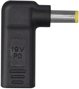 �ϊ��A�_�v�^�[ �Z�b�g C���� DC 5.5x2.5mm �ϊ��v���O 90° L���^ �m�[�g�p�\�R�� �[�d PD�d���Ή� ���ϋv �����]��