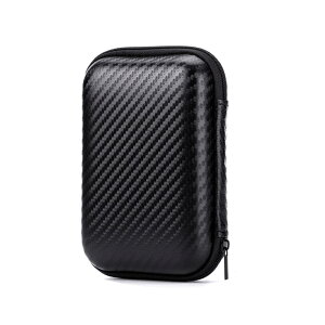 ���[�P�[�X 2.5�C���`HDD SSD �ی�o�b�O �L�����[�P�[�X �P�[�u�����[ ���b�V���|�P�b�g ���� �ϏՌ� EVA �u���b�N