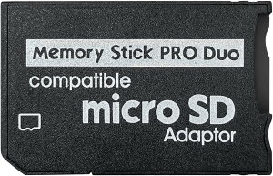 microSD �������[�X�e�B�b�N Pro Duo �ϊ��A�_�v�^ SDHC SDXC �Ή� �u���b�N �ϊ��� 1��