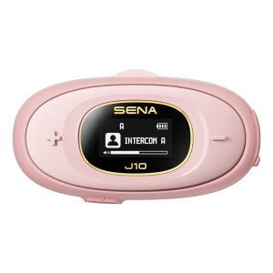 Sena J10 �o�C�N�p Bluetooth �C���J���y���{�z�AHD �X�s�[�J�[�A�ő�4�l�����ʘb�A���{�ꉹ���ē��A��e�ʃo�b�e���[�����A���j�o�[�T���C���^�[�R��