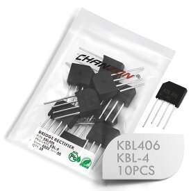 10個入り ブリッジ整流ダイオード 4A 600V 単相 全波 4アンペア 600ボルト 電子シリコンダイオード