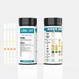 検査用ストリップ 試験紙 尿検査用 100枚入り 10in1 比色法 日本語説明書付き