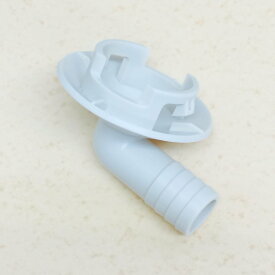 エアコン用 ドレンソケット 排水ホース接続部材 汎用パーツ 樹脂製 ホワイト