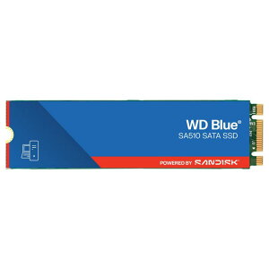 WD Blue SA510 2TB M.2 SATA SSD�B�ő�560MB/�b�̓ǂݎ�葬�x�B