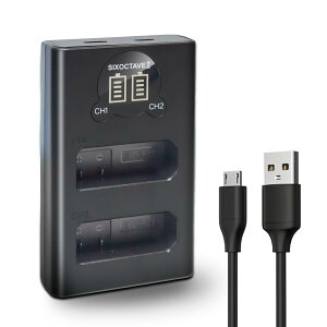 �J�����p USB �}���[�d�� �o�b�e���[ �`���[�W���[ 2�����[�d�\ LCD�[�d�ʕ\���@�\���� �ی��H���� �݊��i EN-EL14 EN-EL14a �Ή�