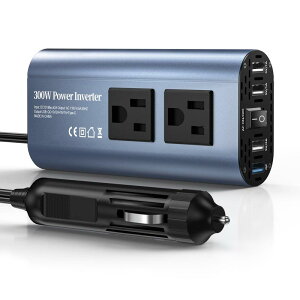 300W�C���o�[�^�[ �V�K�[�\�P�b�g �R���Z���g �}���[�d�Ή� �J�[�C���o�[�^�[ DC12V��AC100V�ɕϊ� �ԍڏ[�d�� AC100V�d��2�� �R���o�[�^�[ �� �C���o�[�^�[ �J�[�R���o�[�^�[ ��d�A�Ԓ����A��