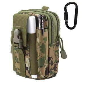 ウエストポーチ 多機能ポーチ 大容量ヒップバッグ ベルトポーチ メンズ マルチポーチ マルチケース スマホ ベルトポーチ カラビナ付き 釣り 旅行 アウトドア フィッシング 登山 スポーツ