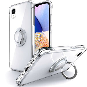 Galaxy A23 5G �P�[�X �����O�t�� �N���A ���菝�h�~ ����~�� �X�^���h�@�\ �y�� ���^ �ϏՌ� �ϋv �X�}�z�P�[�X �J�o�[ �N���A
