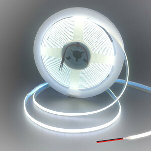 5-24V COB �X�g���b�v���C�g �x�A���C���[ 5M �����F3000K 400LEDs/M CRI90 �d�C���b�L���ʃp�l�� 10W/M �h���s�� ����DIY�p