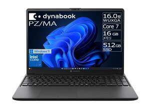 �m�[�g�p�\�R�� 16.0�^ ��ʔ䗦16:10 �X�^���_�[�h�m�[�gPC Windows 11 Home 16.0�^ Core 7 150U SSD �u���b�N Web���f��