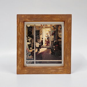 yNORMAN ROCKWELL zm[}EbNEFySHUFFLETON'S BARBER SHOPz~j|X^[z