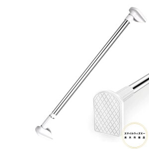 強力突っ張り棒 つっぱり棒 ステンレス 強い負荷 ドリル不要 2m 3m 伸縮棒 クローゼットロッド カーテンロッド シャワーカーテンロッド 物干し竿 洗濯干し 布団干し 室内 屋外 直径25mm(取付寸