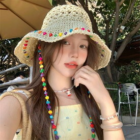 麦わら帽子 レディース ストローハット UVカット 折りたたみ ハット 麦わら 帽子 キャペリン 春 春夏 夏 運動会 旅行 海 ビーチ 防紫外線 日焼け対策 オシャレ UVケア ベージュ 収納可能 紫外線対策 UV対策 ガーデニング z7m6