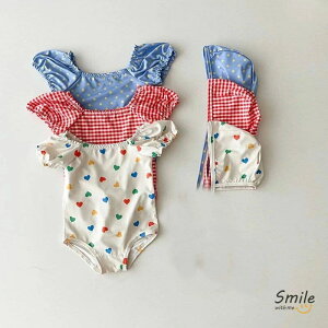 ベビー水着 女の子 帽子付き キッズ 水着 夏 子供 おしゃれ 可愛い スイミング プール スクール水着 子供服 保育園 幼稚園 学校 水遊び 温泉 海水浴 ビーチ 海 旅行 100cm 90cm 80cm 73cm 66cm 出産祝