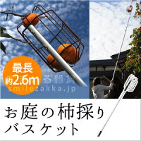 【9/15発売新商品】お庭の柿採りバスケット/柿取り棒/柿取り器/アーネスト株式会社/ArnestInc./