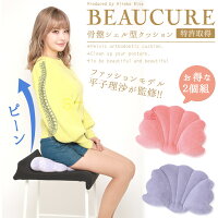 BEAUCURE骨盤シェル型クッション2個組