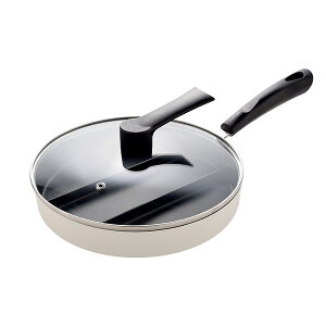 【公式店】仕切りフライパン 同時調理 時短 IH対応 ガス火対応 フライパン 玉子焼き IH ih ih対応 ガス火 ベージュ グリーン ホワイト 24cm 送料無料 【センターエッグトリプルパン オリーブ・