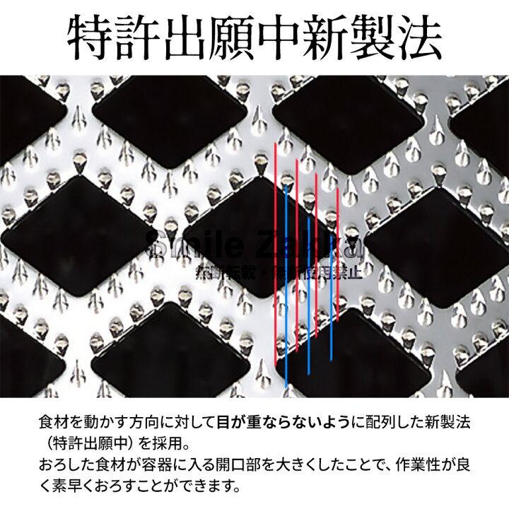 楽天市場 7 4 11エントリーで全品ポイント10倍 公式店 9 14よんチャンtvで紹介 楽天ランキング1位獲得 楽楽おろしてみま専科 極み 噂の おろし金界のベンツ 楽楽オロシてみま専科 おろし金 大根おろし 送料無料 日本製 プレゼント 大根 すまいる雑貨